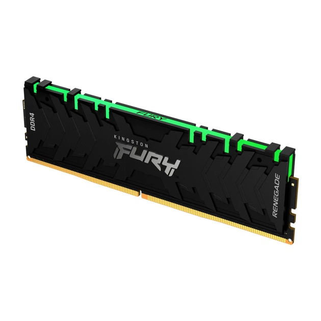 Модуль пам'яті для комп'ютера DDR4 16GB 3200 MHz Fury Beast RGB Kingston Fury (ex.HyperX) (KF432C16RB1A/16) - изображение 1