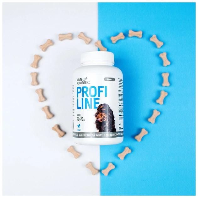 Вітаміни для собак ProVET Кальцій комплекс для кісток і зубів 100 табл. (4823082431649) - picture 7