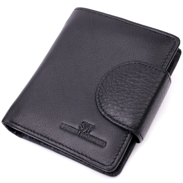 Кошелек ST Leather Из натуральной кожи Черный (22451) - изображение 1