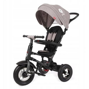 Дитячий велосипед QPlay Rito Rubber Grey складаний триколісний (S380-10GreyRubber) зображення 1