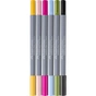 Художественный маркер Faber-Castell набор акварельных двухсторонних Goldfaber Aqua Dual Marker Lettering, 6 цветов (32311) - уменьшенное изображение 3