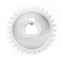 Шестерня резинового вала 34T НР 1100 RS6-0566 Patron (GEAR-HP-RS6-0566-PN) - зменшене зображення 1