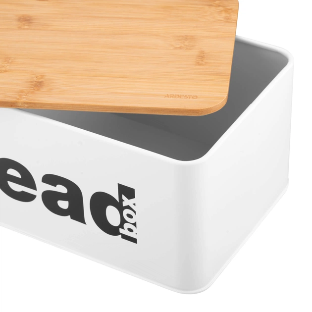 Хлібниця Ardesto Midori 33х18х13см, метал, бамбук, білий (AR0912WB) - picture 10
