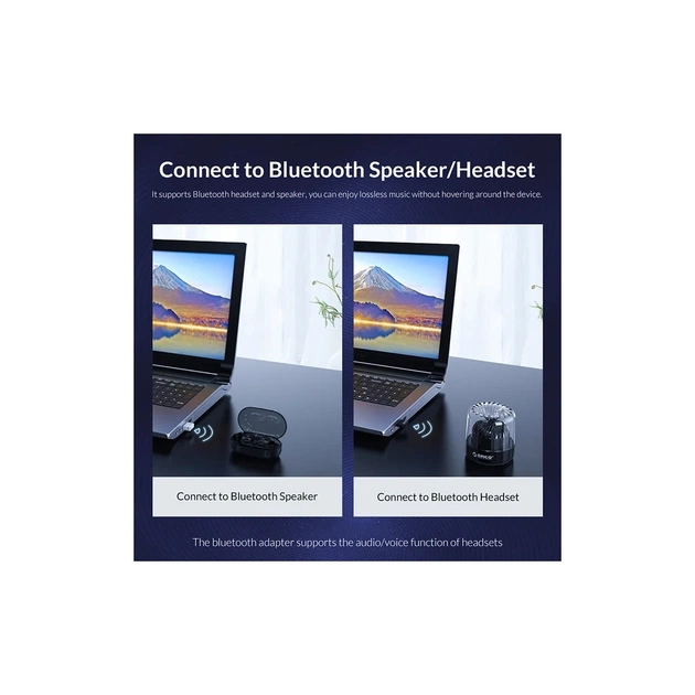 Bluetooth-адаптер Orico Bluetooth 5.0 BTA-508-BK-BP (CA913787) - picture 6