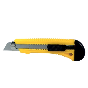 Ніж монтажний Sigma пластиковий корпус, лезо 18мм, автоматичний замок (8213021) зображення 1