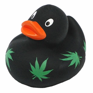 Игрушка для ванной Funny Ducks Марихуана утка (L1051) изображение 1