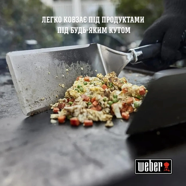 Аксесуар для барбекю Weber лопатка для приготуванні на планчі (6779) - picture 5
