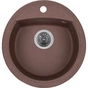 Мийка кухонна GRANADO RONDA marron з сифоном (470*490mm.) (gr2206) - зменшене зображення 1