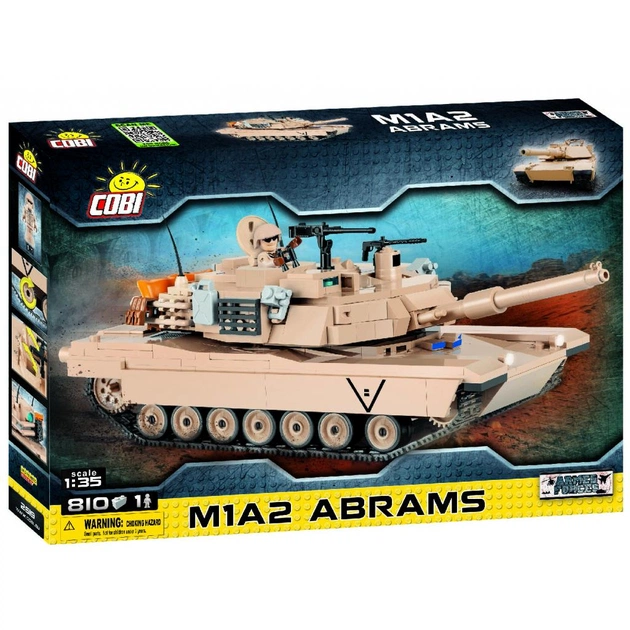 Конструктор Cobi Танк M1 Абрамс 815 деталей (COBI-2619) - изображение 1