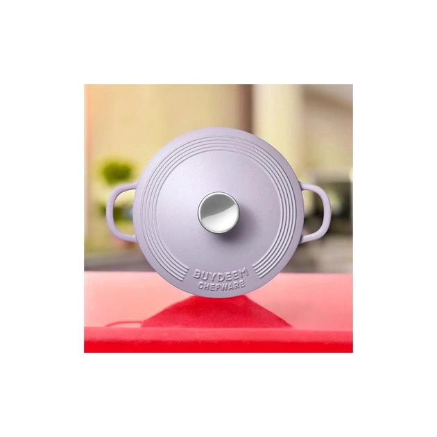 Гусятниця Buydeem CP521 Petal Purple чавунна емальована 2.9 л (CP521-PP) - picture 6