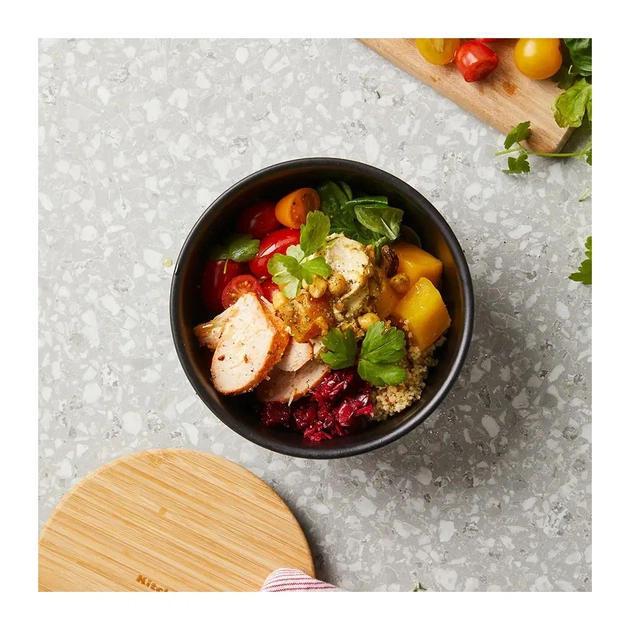 Миска KitchenAid Matte Oven-to-table з чорного керамограніту з кришкою (CC004972-001) - picture 8