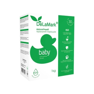 Пральний порошок DeLaMark Baby екологічний 1 кг (4820152331311) зображення 1