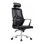 Офісне крісло GT Racer B-717A Black - зменшене зображення 1