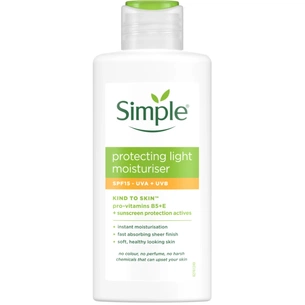 Крем для обличчя Simple Kind To Skin Protecting Light Moisturizer SPF15 Легкий захисний 125 мл (8710908435812) зображення 1
