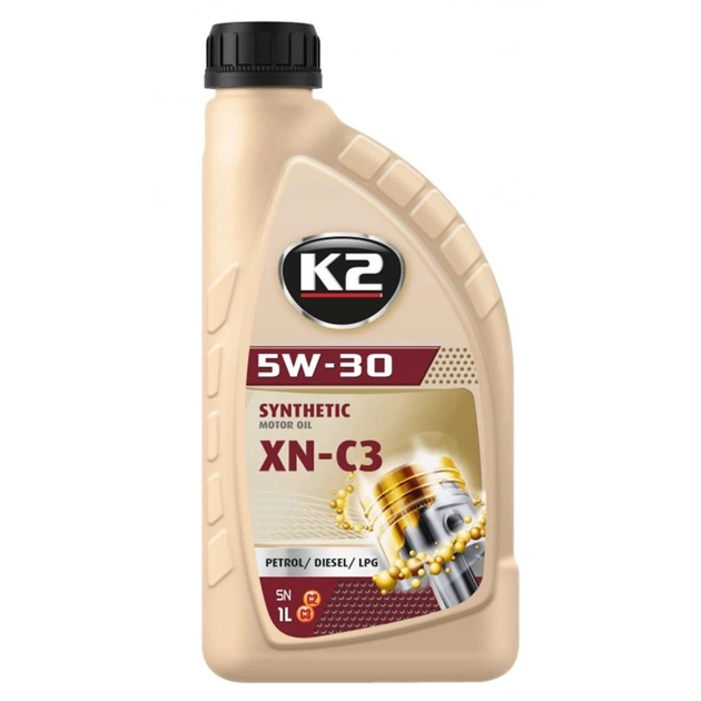 Моторна олива K2 Synthetic SN XN-C3 5W-30 1 л (O1511E) - зображення 1