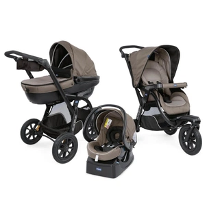 Коляска Chicco 3 в 1 Trio Active3 Top Коричнева (79270.34) зображення 1