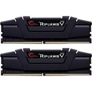 Модуль пам'яті для комп'ютера DDR4 64GB (2x32GB) 4400 MHz RipjawsV Black G.Skill (F4-4400C19D-64GVK) зображення 1