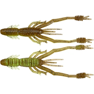 Силікон рибальський Reins Ring Shrimp 4" B08 Green Pumpkin Chart Melon (6 шт/уп.) (1552.09.14) зображення 1