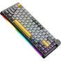 Клавіатура Ajazz AK820 V2 Coconut Flake Switch Wireless/Bluetooth/USB UA Black/Gray/Yellow (AK820-V2-CF-BGY) - зменшене зображення 4