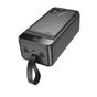 Батарея універсальна HOCO 60000mAh Element PD/20W, QC/22.5W, LED Lamp, Black (J123C / 714736) - зменшене зображення 3