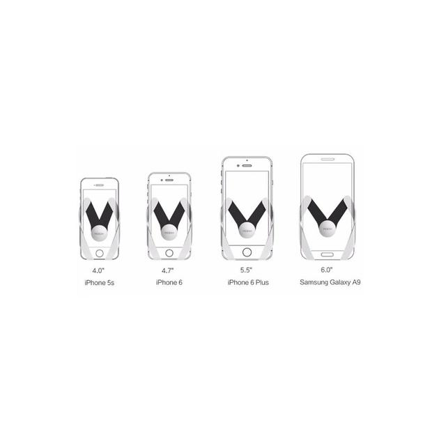 Універсальний автотримач Extradigital Mount Holder ExtraDigital Silver (CRM4119) - picture 8