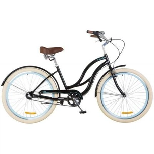 Велосипед Дорожник 26" CRUISE 2018 14G планет. рама-18" Al чорно-бірюзовий (OPS-D-26-054) зображення 1