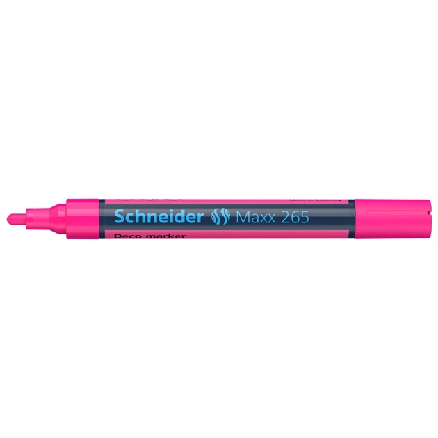 Маркер Schneider MAXX 265 меловой 2-3 мм, розовый (S126509) - изображение 1