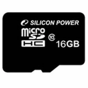 Карта пам'яті Silicon Power 16Gb microSDHC class 10 (SP016GBSTH010V10) зображення 1
