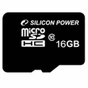Карта пам'яті Silicon Power 16Gb microSDHC class 10 (SP016GBSTH010V10) - зменшене зображення 1