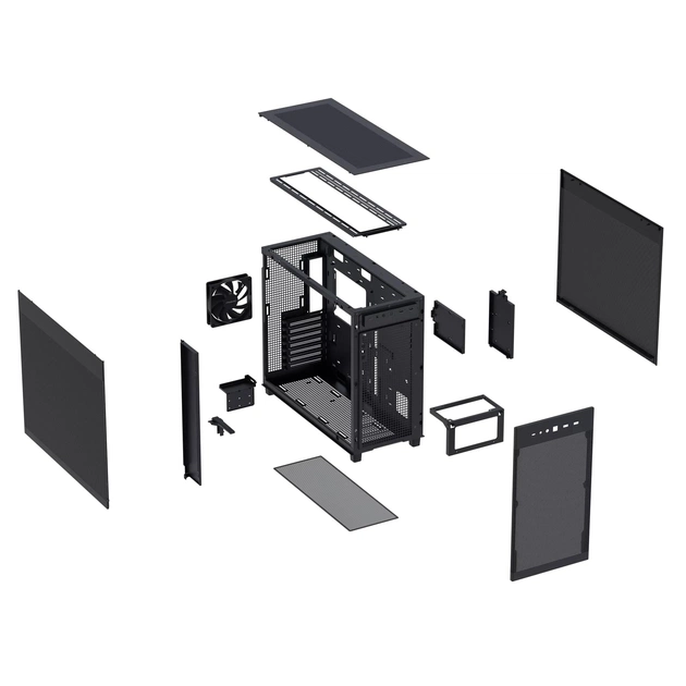 Корпус Asus Prime AP303 Mesh Black (90DC00V0-B39000) - picture 5