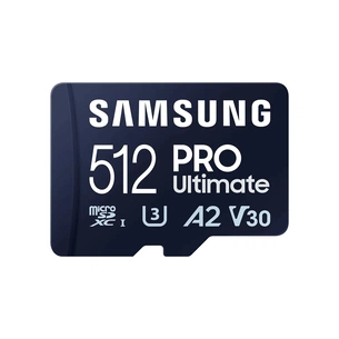 Карта пам'яті Samsung 512GB microSDXC class 10 UHS-I U3 V30 A2 Pro Ultimate (MB-MY512SA/WW) изображение 1