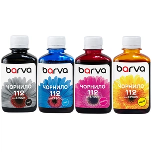 Чорнило Barva Epson 112 180мл*4, Pigm. BK/C/M/Y (E112-180-2MP) зображення 1