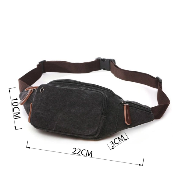 Сумка Vintage Текстильна Чорна (20085) - зображення 3