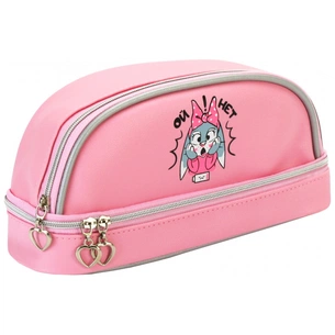 Пенал Cool For School 2 відділення рожевий (CF87219) зображення 1