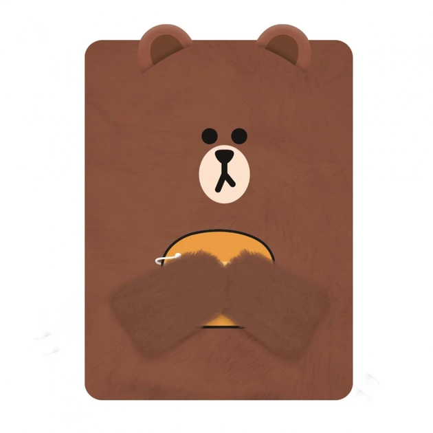 Блокнот Yes Пушистый Line Friends Brown, 80 листов Линия (151745) - изображение 1