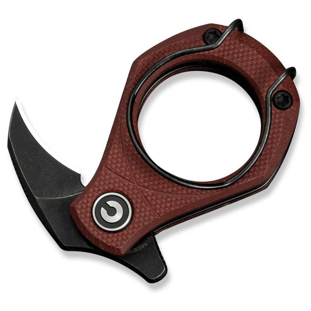 Ніж Civivi Pyrus, Brown G10, Darkwash (C23038-1) - picture 5