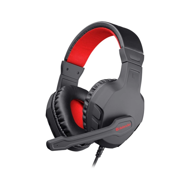 Наушники Defender Сujo Black-Red (64505) - изображение 1