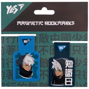 Закладки для книг Yes магнітні Anime boy, 2шт (708121) зображення 1