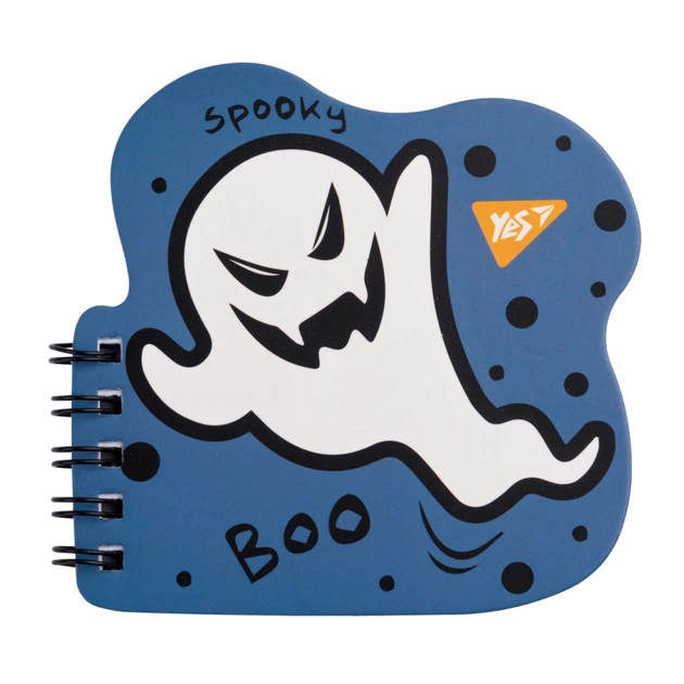 Блокнот Yes А7/24 дв. спіраль Spooky, фігурний (681814) - изображение 1