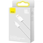 Дата кабель USB 2.0 AM to USB-C 2.0m 100W white Baseus (CALD000702) - зменшене зображення 7