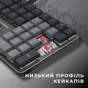 Клавіатура GamePro MK145R Red Swich Low Profile USB Dark Gray (MK145R) - зменшене зображення 5