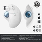 Мишка Logitech Ergo M575 Wireless Trackball Off-white (910-005870) - зменшене зображення 6