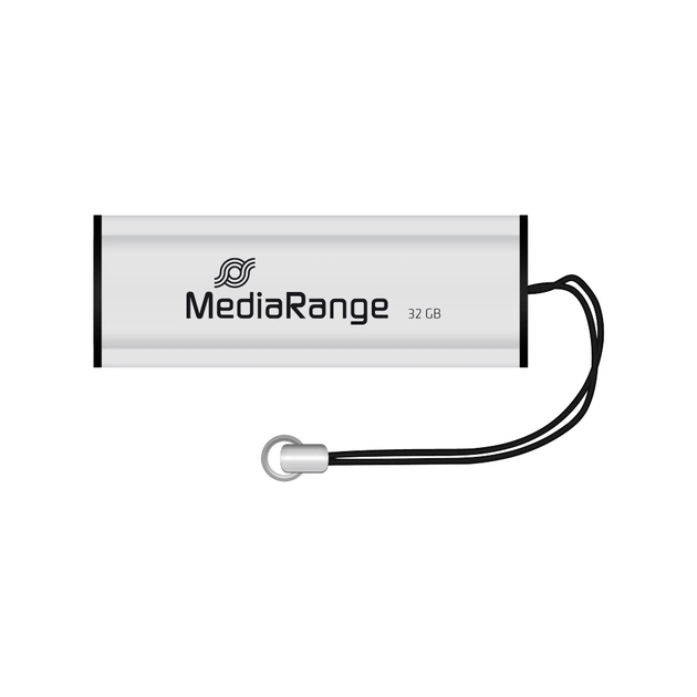 USB флеш накопичувач Mediarange 32GB Black/Silver USB 3.0 (MR916) - зображення 1