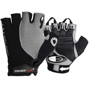 Велорукавиці PowerPlay 5019 Black/Grey M (5019_M_Grey) зображення 1