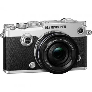Цифровий фотоапарат Olympus PEN-F Pancake Zoom 14-42 mm Kit silver/black (V204061SE000) зображення 1