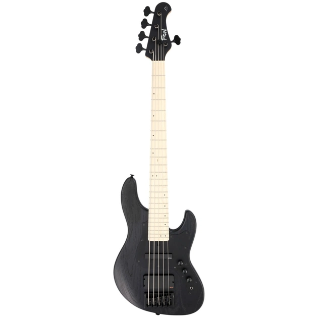 Бас-гитара FGN Mighty Jazz Dark Evolution Series Open Pore Black (JMJ53-ASH-DE-M/OPB) - изображение 1