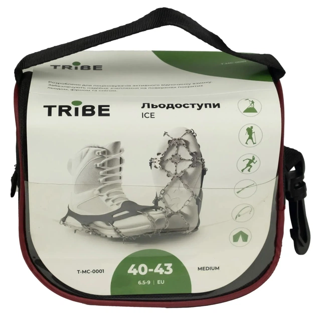Льодоступи Tribe Ice M 40-43 (T-MC-0001-M-black) - picture 3