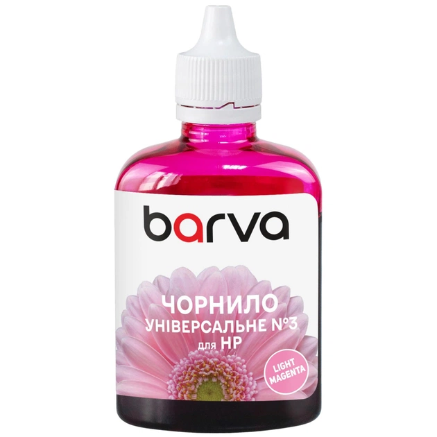 Чернила Barva HP Universal-3 100ml LMagenta, water-soluble (HU3-968) - изображение 1
