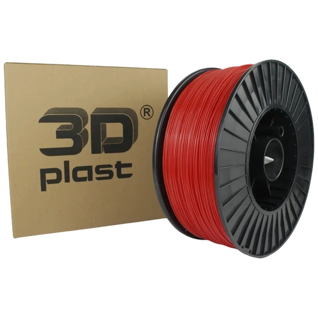 Пластик для 3D-принтера 3Dplast PETG 1.75мм, 3кг, red (3DPTG1753RED) - изображение 1
