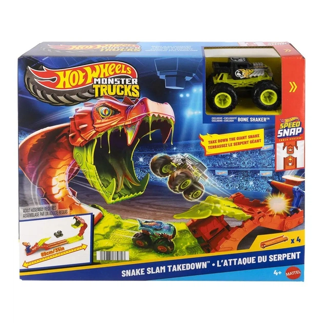 Автотрек Hot Wheels Monster Trucks Атака змії (JJN44) - picture 4